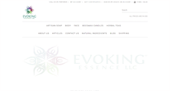 Desktop Screenshot of evokingessence.net