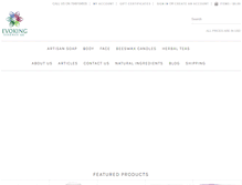 Tablet Screenshot of evokingessence.net